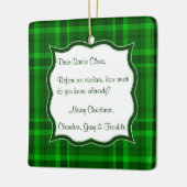 Beste kerstcadeaubrief, Ornament voor kerstviering (Links)