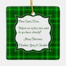 Beste kerstcadeaubrief, Ornament voor kerstviering