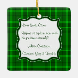 Beste kerstcadeaubrief, Ornament voor kerstviering