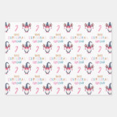 Beste kerstcadeautje, Eva! Funny & Bright Gnome Inpakpapier Vel (Voorkant)