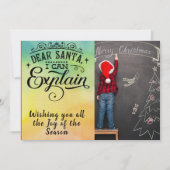 Beste kerstcitaat/2-vormige Kaart/Waterverf Feestdagenkaart (Voorkant)