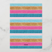 Beste kerstEva! Funny & Bright Gnomen Folie Feestdagenkaart (Achterkant)