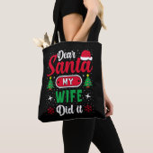 Beste kerstfamilie voor kerstmis tote bag (Dichtbij)