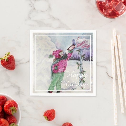 Beste kerstfeest servet (Insitu)