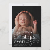 Beste kerstfeestdag bekendmaking aankondiging (Voorkant)