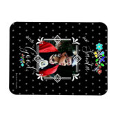 Beste kerstfotofeestdag voor de kerstman definiëre magneet (Horizontaal)