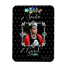 Beste kerstfotofeestdag voor de kerstman definiëre magneet