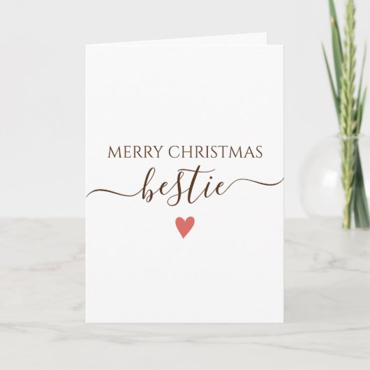 Beste Kerstkaart Kaart (Voorkant)