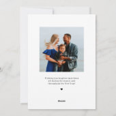 Beste kerstkaart voor cadeaufotofeestdag (Achterkant)