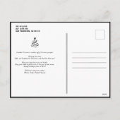 Beste kerstkerstkerstkerstman feestdagenkaart (Achterkant)