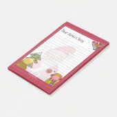 Beste kerstkerstkerstlijst voor Noordpool Post-it® Notes (Schuin)