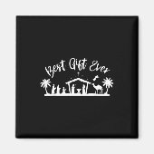 Beste kerstkool Jezus Nativiteit Scene Chri Magneet (Voorkant)