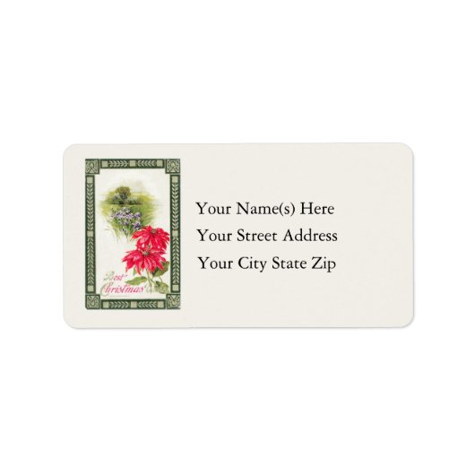 Beste kerstlabel etiket (Voorkant)