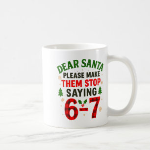 Beste Kerstman 67 Grappige Kerstmis Zes Zeven 6-7 Koffiemok