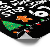 Beste Kerstman 67 Grappige Kerstmis Zes Zeven 6-7 Poster (Hoek)