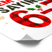 Beste Kerstman 67 Grappige Kerstmis Zes Zeven 6-7 Poster (Hoek)