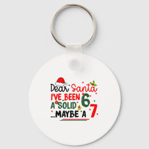 Beste Kerstman 67 Grappige Kerstmis Zes Zeven 6-7 Sleutelhanger