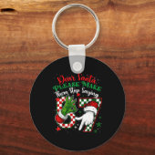 Beste Kerstman 67 Grappige Kerstmis Zes Zeven 6-7 Sleutelhanger (Voorkant)