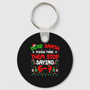 Beste Kerstman 67 Meme Grappig Kerstmis Zes Zeven Sleutelhanger