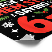 Beste Kerstman 6-7 Grappig 67 Meme Kerstmis Zes Ze Poster (Hoek)