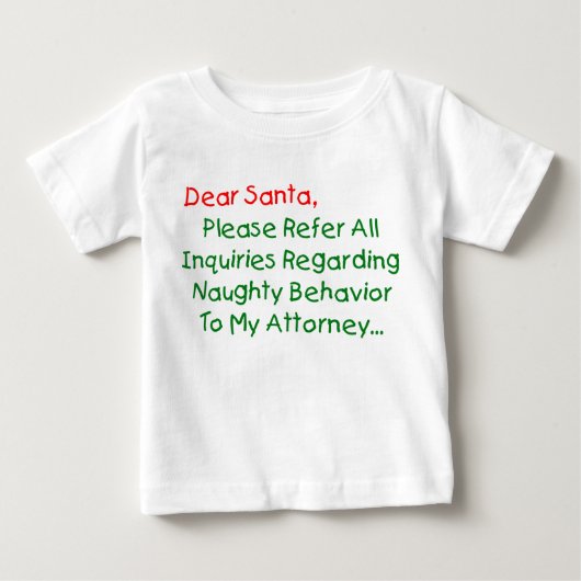 Beste Kerstman Advocaat - Grappige Kerstbrief (Voorkant)