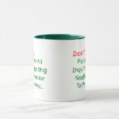 Beste Kerstman Advocaat - Grappige Kerstbrief Mok (Midden)