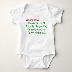 Beste Kerstman Advocaat - Grappige Kerstbrief Romper