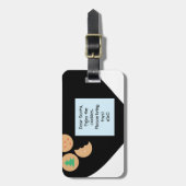 Beste kerstman, alsjeblieft, breng speelgoed mee bagagelabel (Voorkant verticaal)