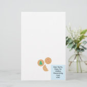 Beste kerstman, alsjeblieft, breng speelgoed mee briefpapier (Staand voorkant)