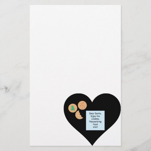 Beste kerstman, alsjeblieft, breng speelgoed mee briefpapier (Voorkant)