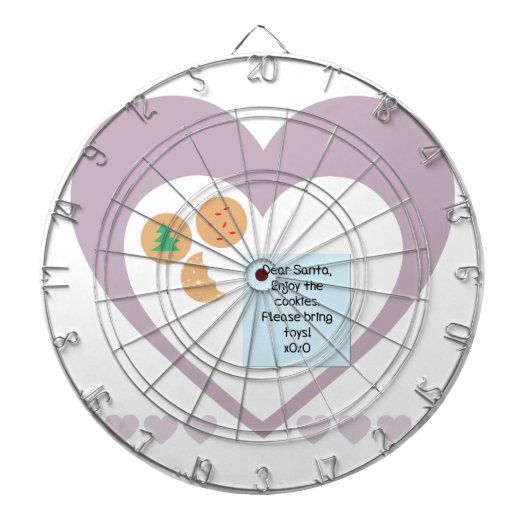 Beste kerstman, alsjeblieft, breng speelgoed mee dartbord (Voorkant)