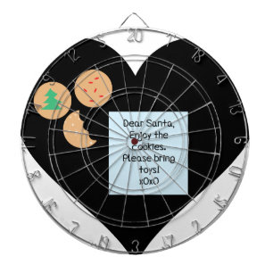 Beste kerstman, alsjeblieft, breng speelgoed mee dartbord