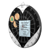 Beste kerstman, alsjeblieft, breng speelgoed mee dartbord (Voorkant Rechts)