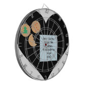 Beste kerstman, alsjeblieft, breng speelgoed mee dartbord (Voorkant Links)