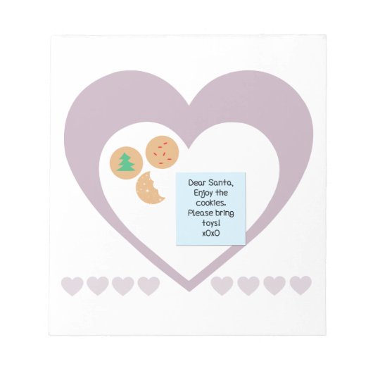 Beste kerstman, alsjeblieft, breng speelgoed mee notitieblok (Voorkant)