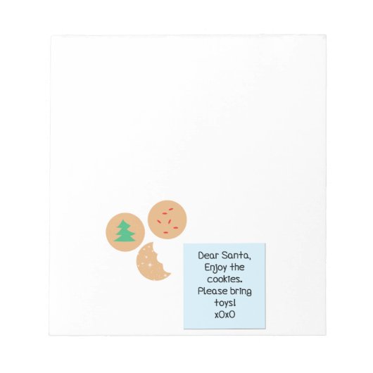 Beste kerstman, alsjeblieft, breng speelgoed mee notitieblok (Voorkant)