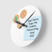 Beste kerstman, alsjeblieft, breng speelgoed mee ronde klok (Hoek)