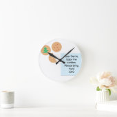 Beste kerstman, alsjeblieft, breng speelgoed mee ronde klok (Huis)