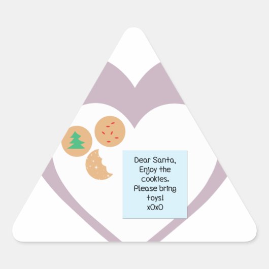 Beste kerstman, alsjeblieft, breng speelgoed mee sticker (Voorkant)