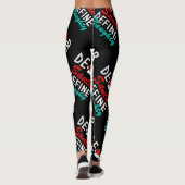 Beste Kerstman, bepaal het echte kerstontwerp Leggings (Achterkant)