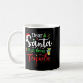 Beste Kerstman Breng Alsjeblieft Tequila Grappig D Koffiemok (Links)