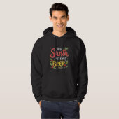 Beste Kerstman, Breng gewoon bier Kerstman Hoodie (Voorkant volledig)