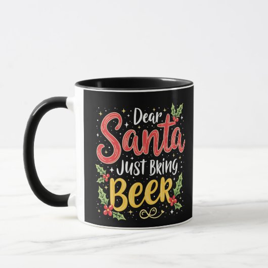 Beste Kerstman, Breng gewoon bier Kerstman Mok (Links)