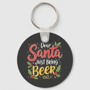Beste Kerstman, Breng gewoon bier Kerstman Sleutelhanger
