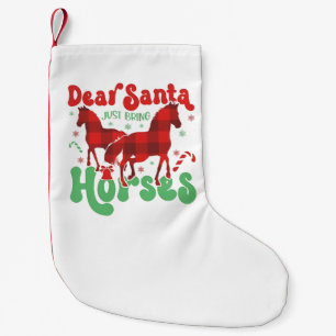 Beste Kerstman Breng gewoon de Paarden Funny Kerst Kleine Kerstsok