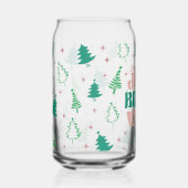 Beste Kerstman, breng gewoon wijn Blikvorm Glas (Voorkant)