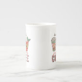 Beste kerstman, breng koffie mee porselein kop (Voorkant)