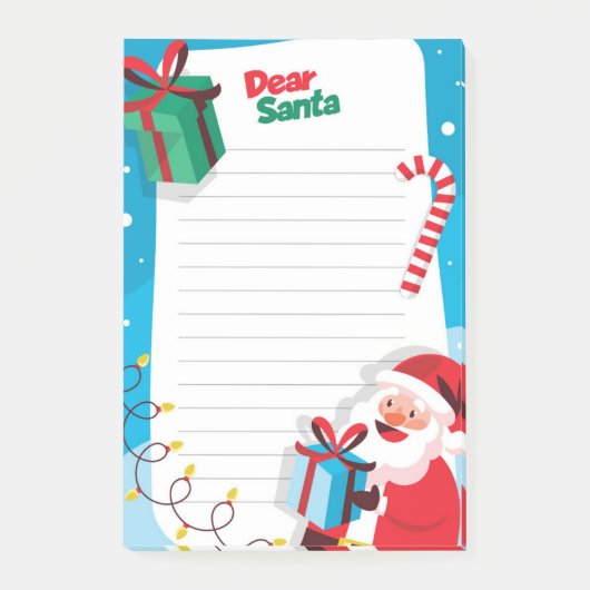 Beste Kerstman Cadeau Suikerstok Post-It Notities Post-it® Notes (Voorkant)