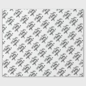 Beste kerstman cadeaupapier (Vlak)