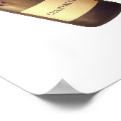 Beste Kerstman Champagne Design Poster (Hoek)